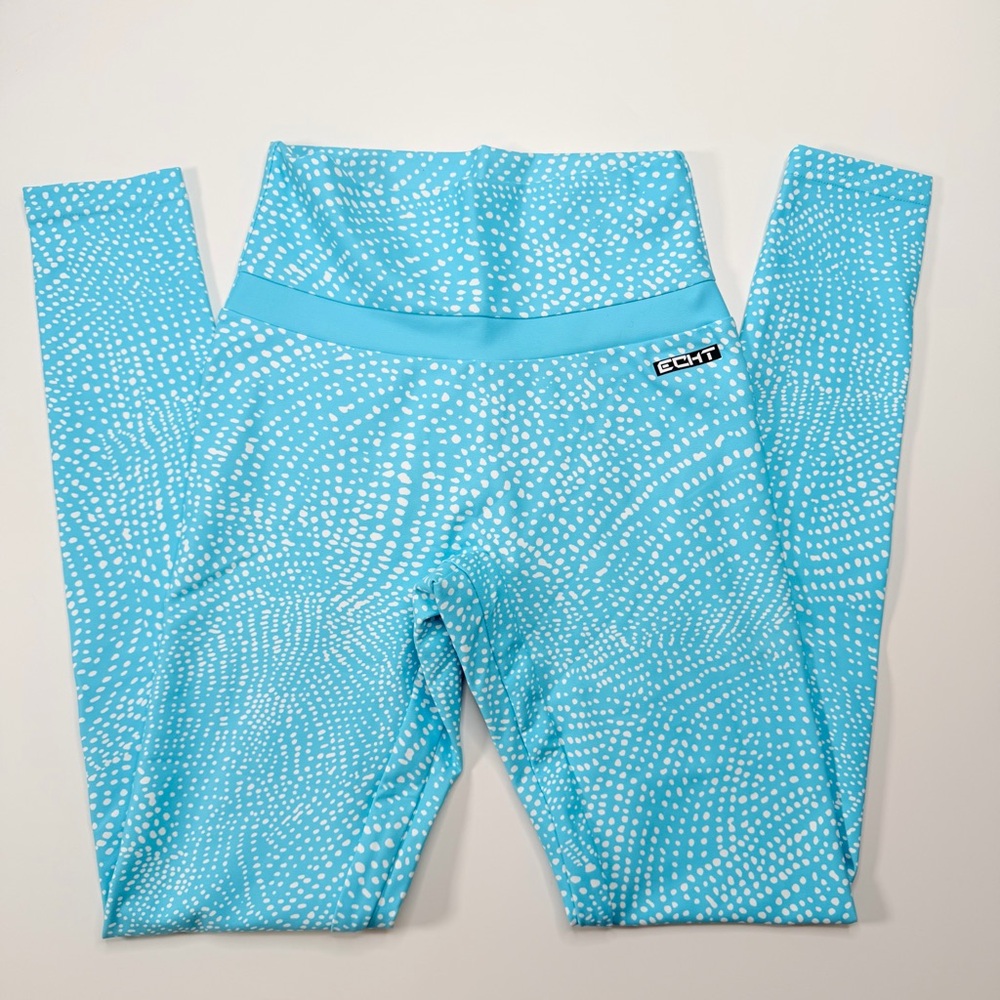 ECHT Rhythm Leggings - Topaz Blue - SIZE Small